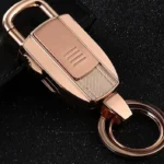 Multifunksjonell nøkkelring – Elektrisk lighter (stål)