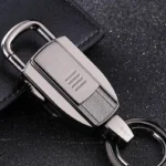 Multifunksjonell nøkkelring – Elektrisk lighter (stål)